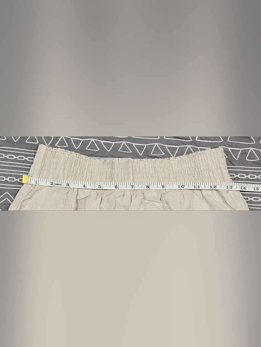 Reformation Mila Linen Shorts In Oatmeal Size Small - Picture 2 of 5